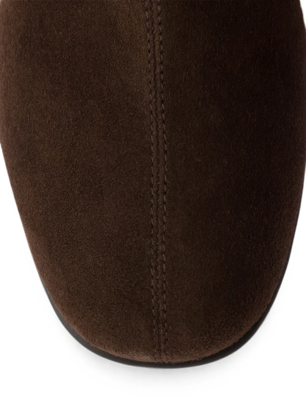 Prada suede booties Bruin
