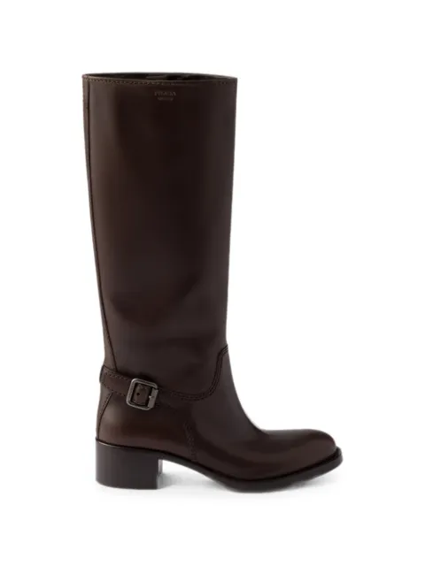 Prada leather boots