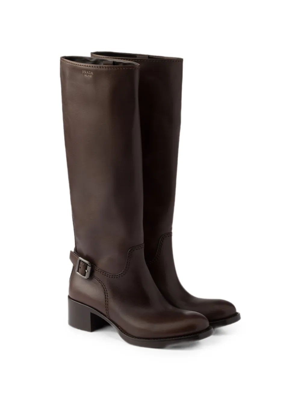 Prada leather boots Bruin