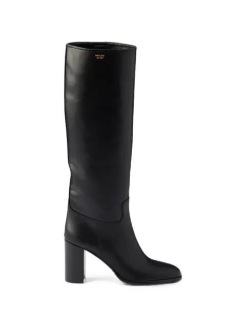 Prada leather boots