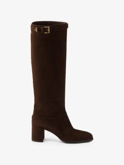 Prada bottes à talon épais