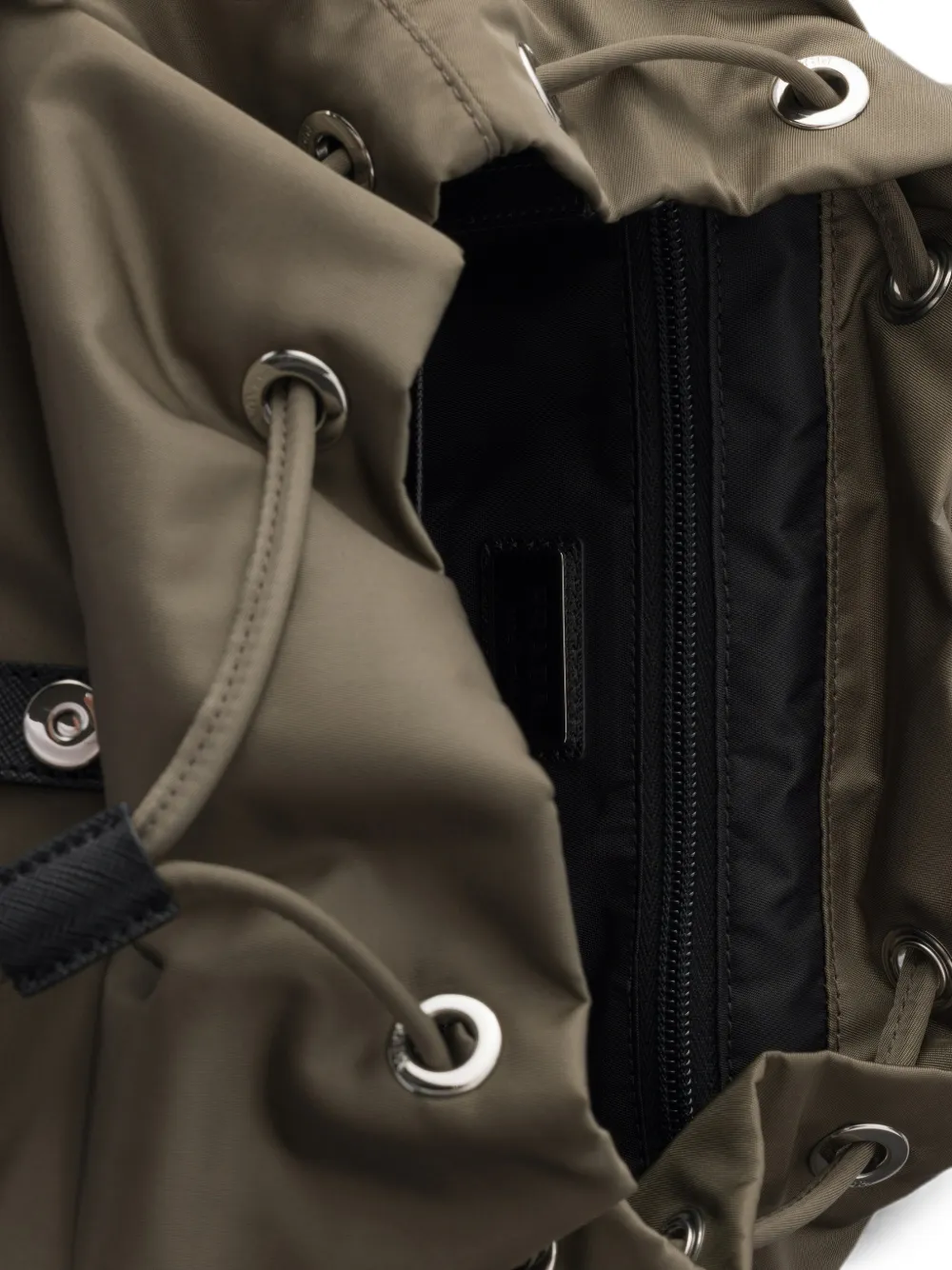 Prada Re-Nylon rugzak Groen