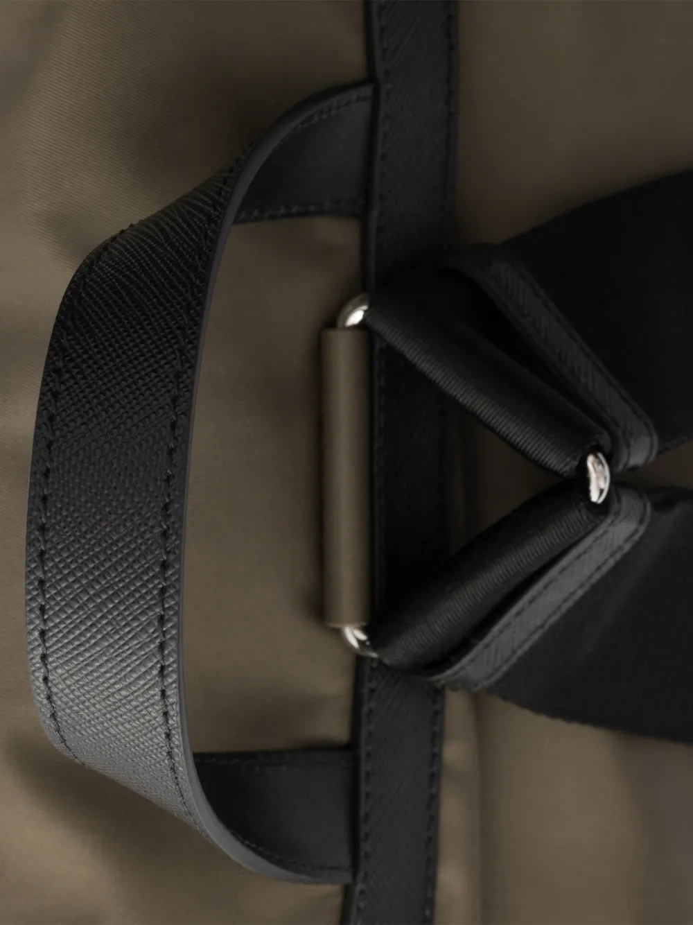 Prada Re-Nylon rugzak Groen