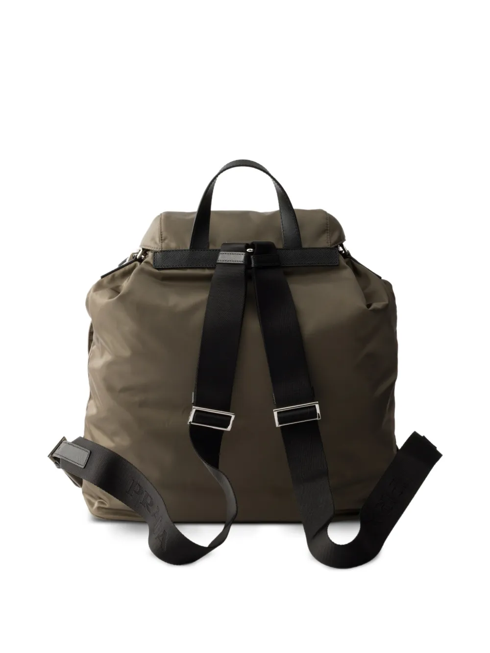 Prada Re-Nylon rugzak Groen