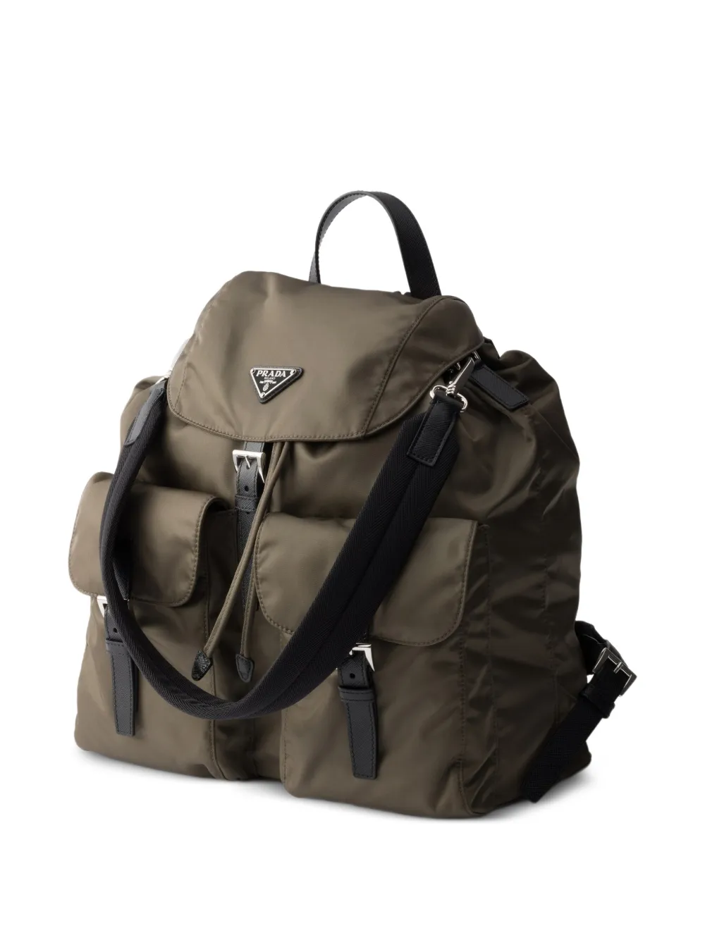 Prada Re-Nylon rugzak Groen