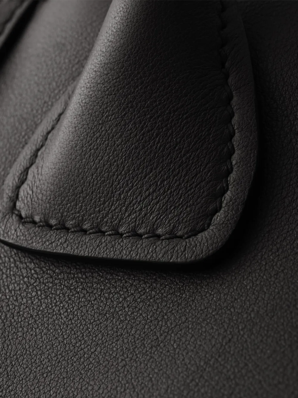 Prada Leren shopper Zwart