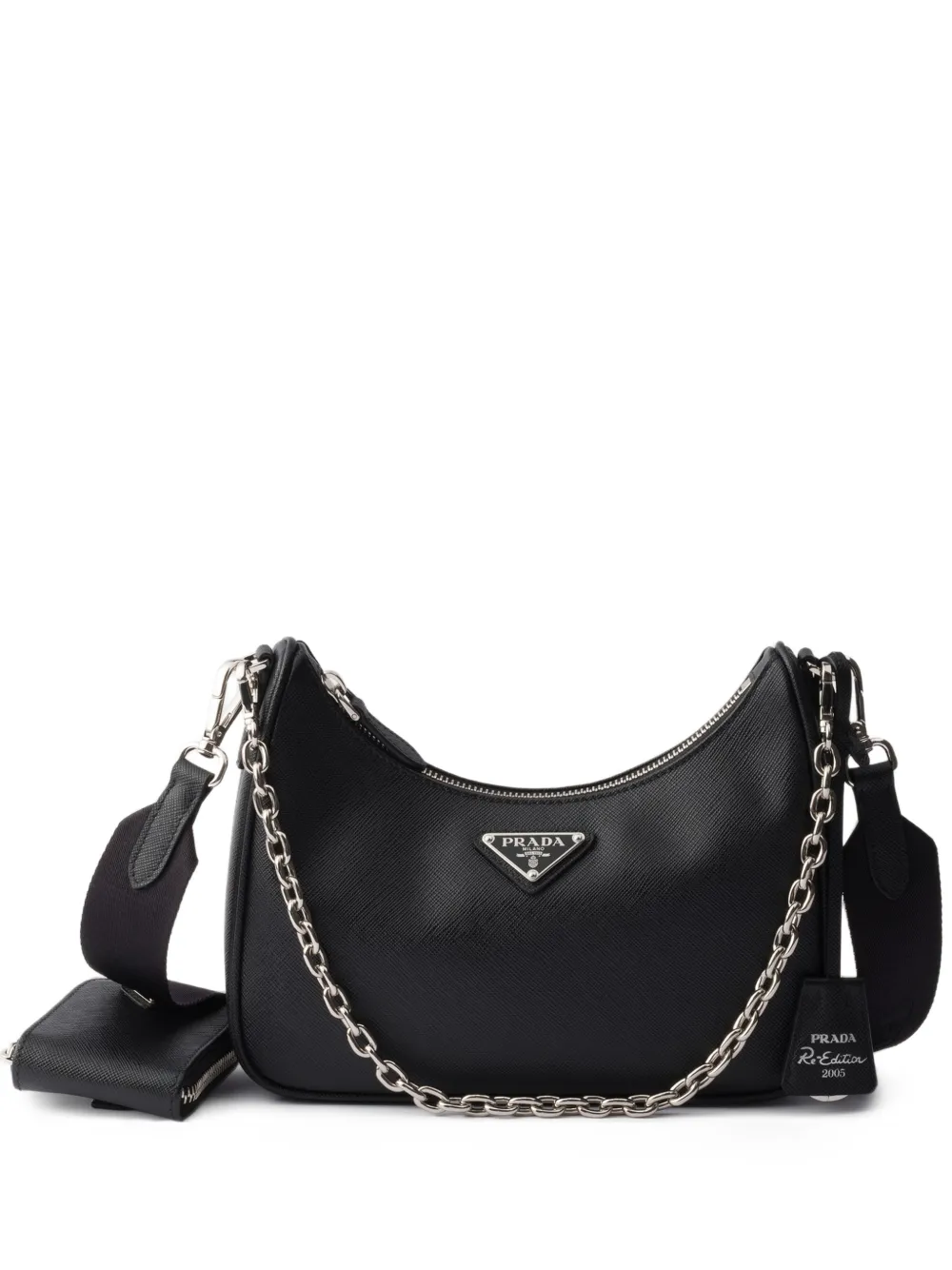Prada Re-Edition 2005 Saffiano-leather bag - Schwarz