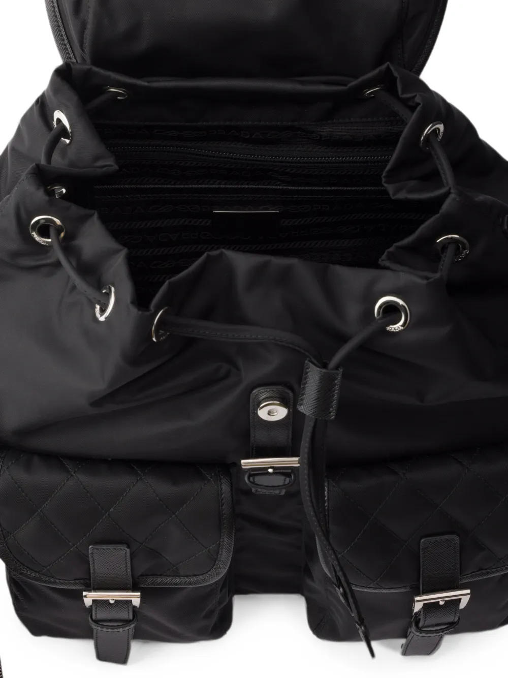 Prada Re-Nylon キルティング バックパック M | ブラック | FARFETCH JP