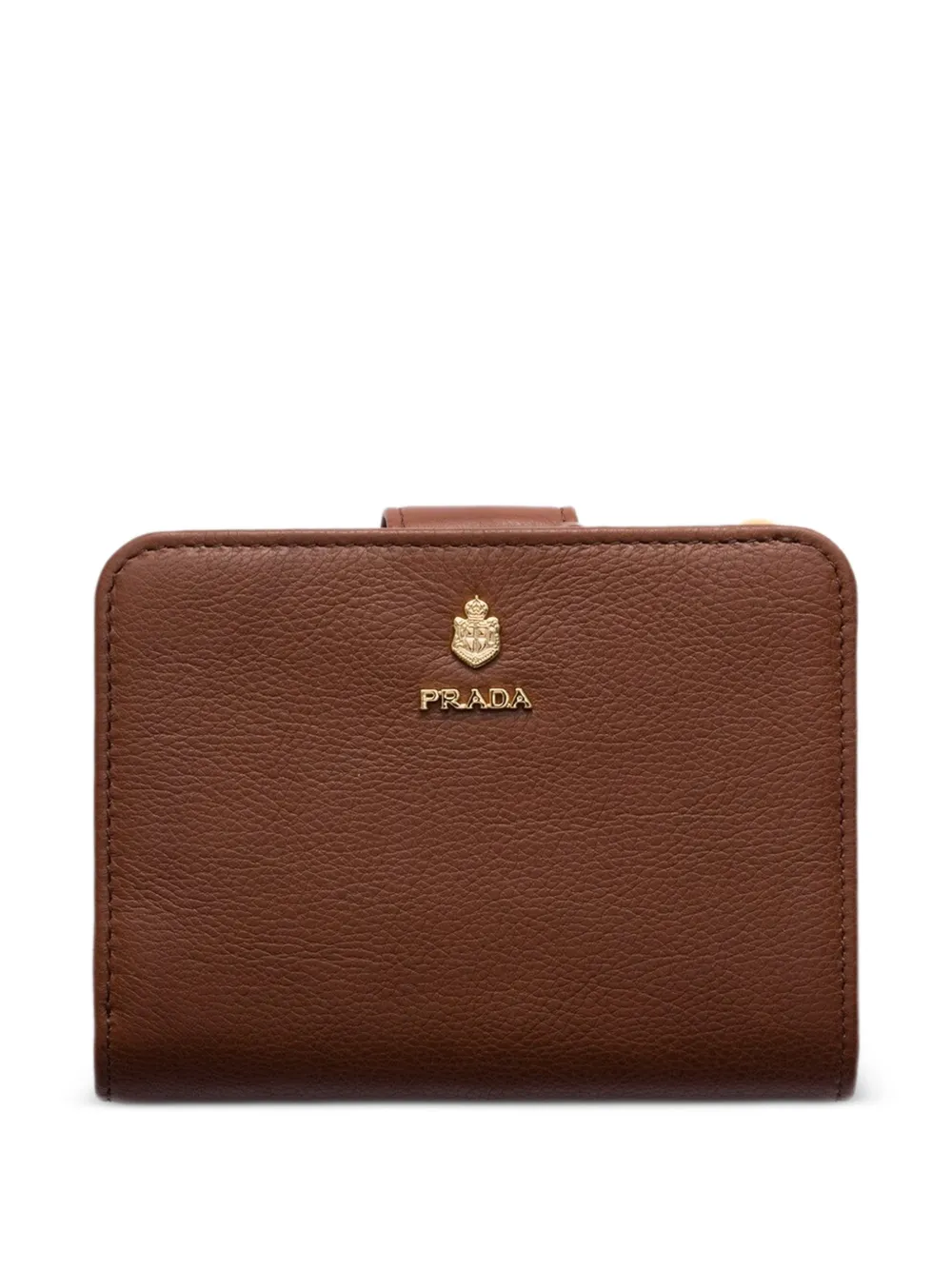 Prada Portafoglio piccolo in pelle - Marrone
