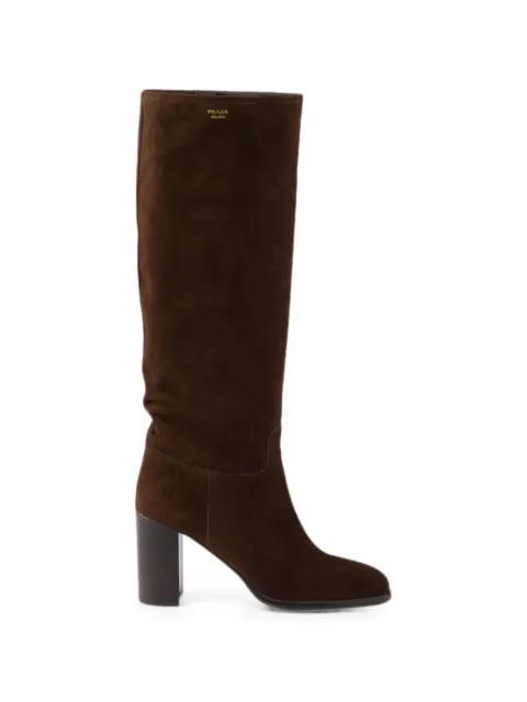 Prada suede boots