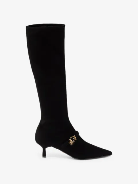 Prada bottines en daim stretch