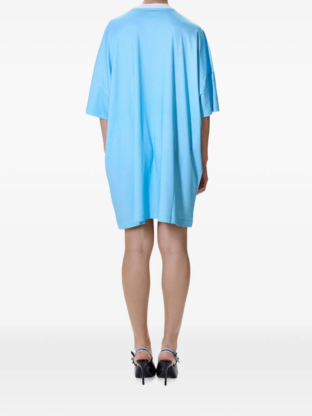 Moschino Mini-jurk met grafische print Blauw