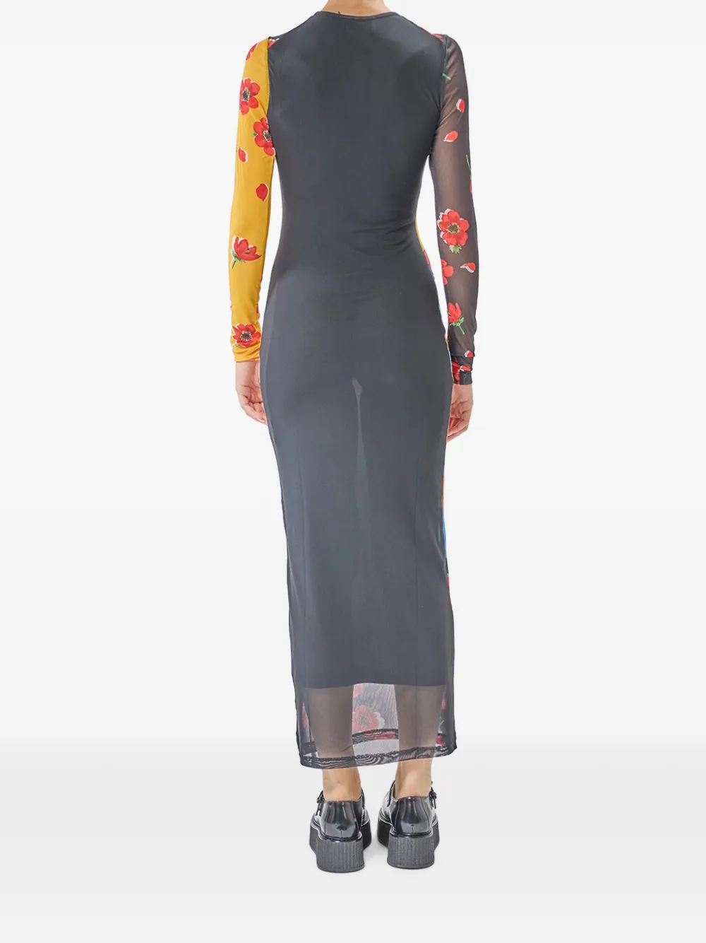 MOSCHINO JEANS Maxi-jurk met print Zwart