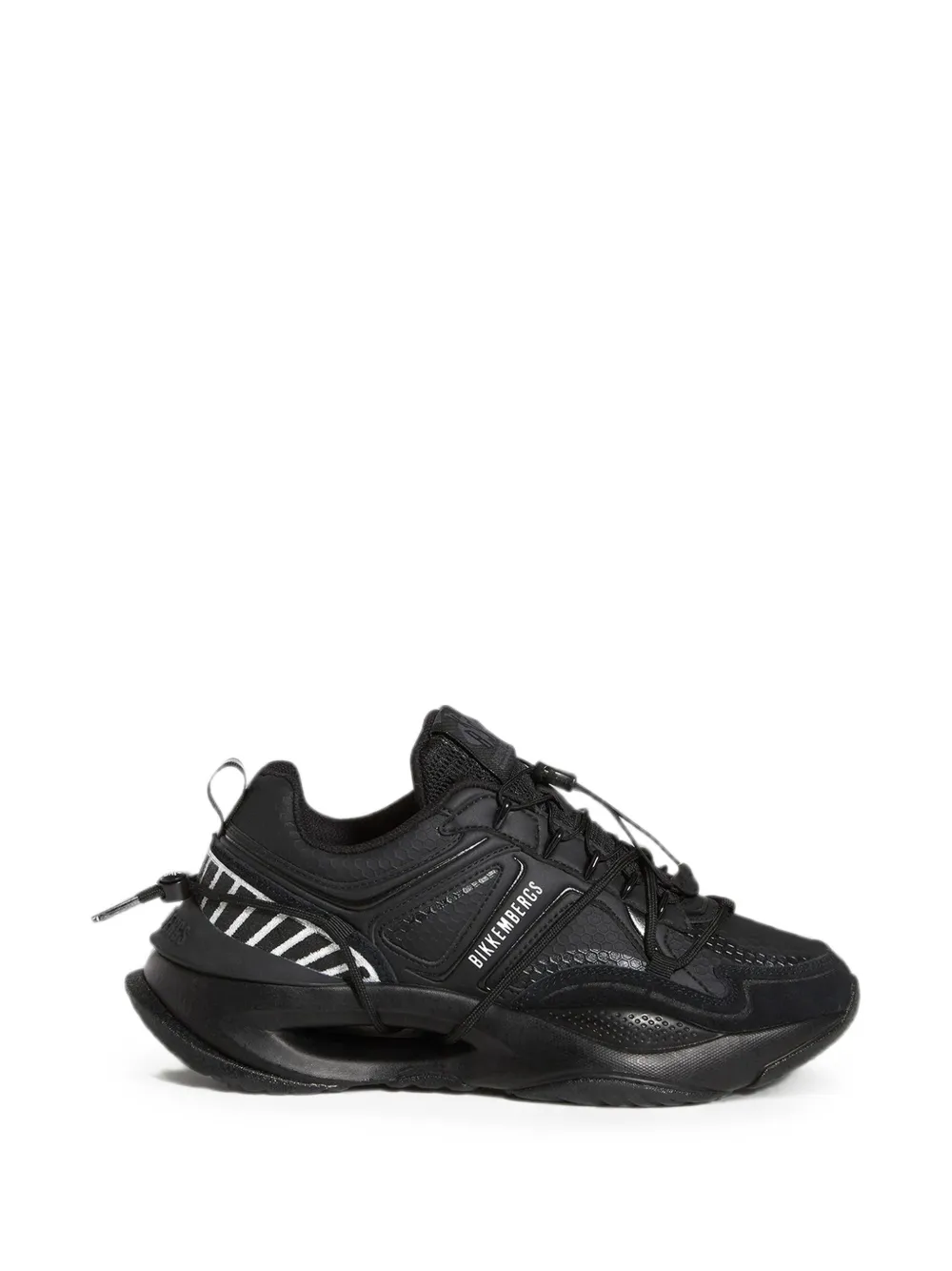 Bikkembergs Ruyi Panelled Sneakers In Black
