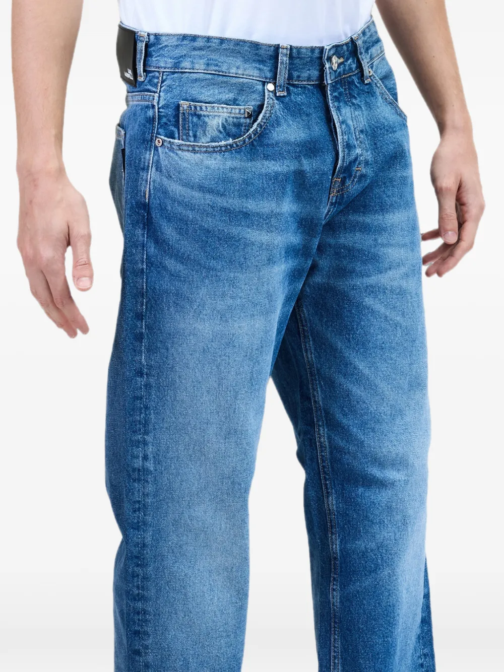 Karl Lagerfeld Straight jeans Blauw