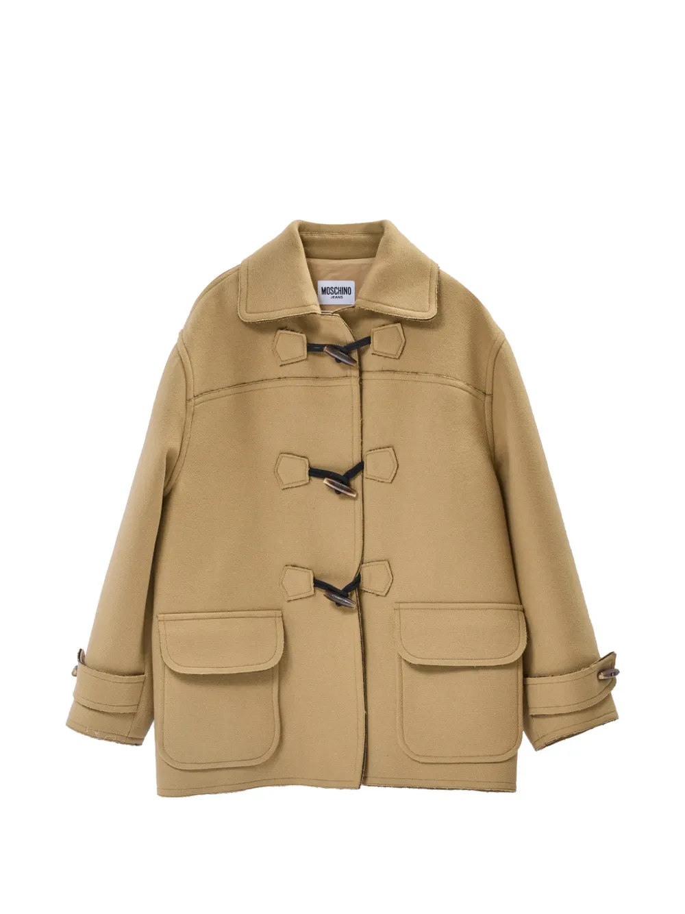MOSCHINO JEANS Cappotto con revers classici - Toni neutri