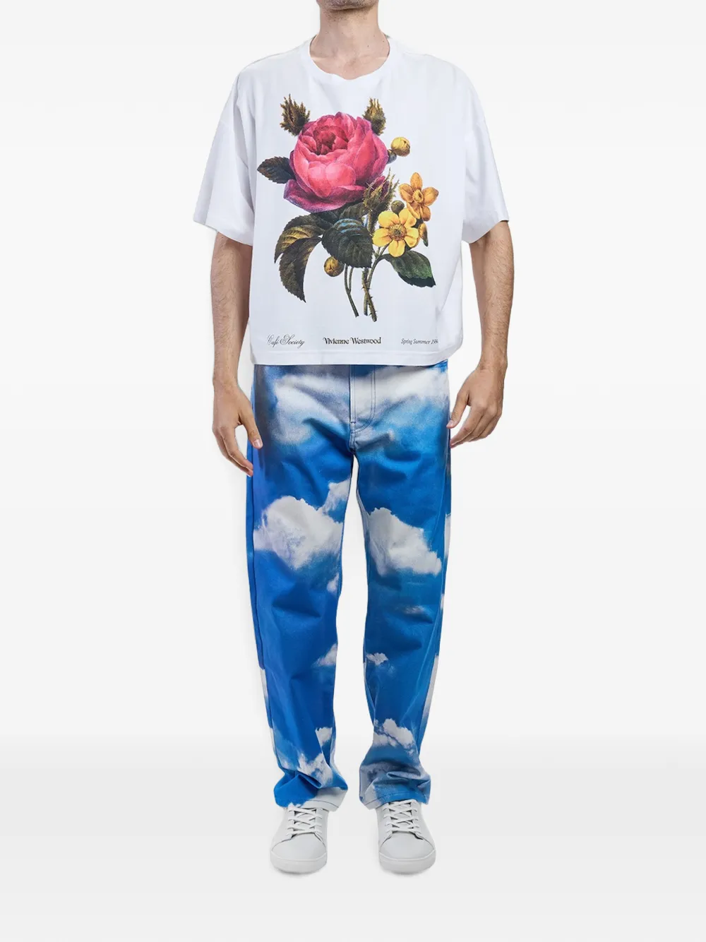 Vivienne Westwood Flower Box T-shirt Wit