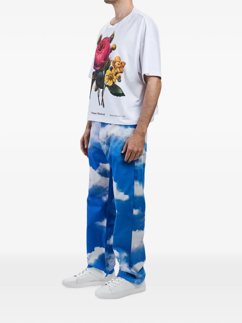 Vivienne Westwood Flower Box T-shirt Wit