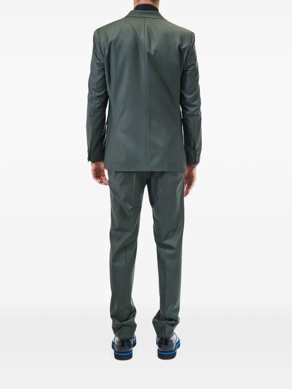 Karl Lagerfeld Clever blazer met gekerfde revers Groen