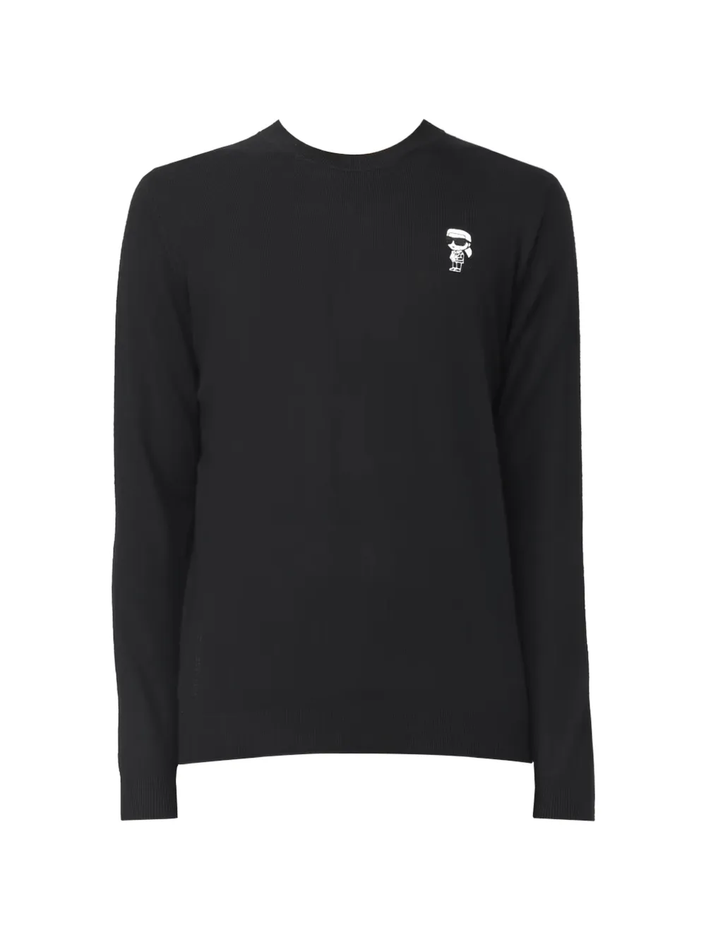 Karl Lagerfeld Trui met logopatch Zwart