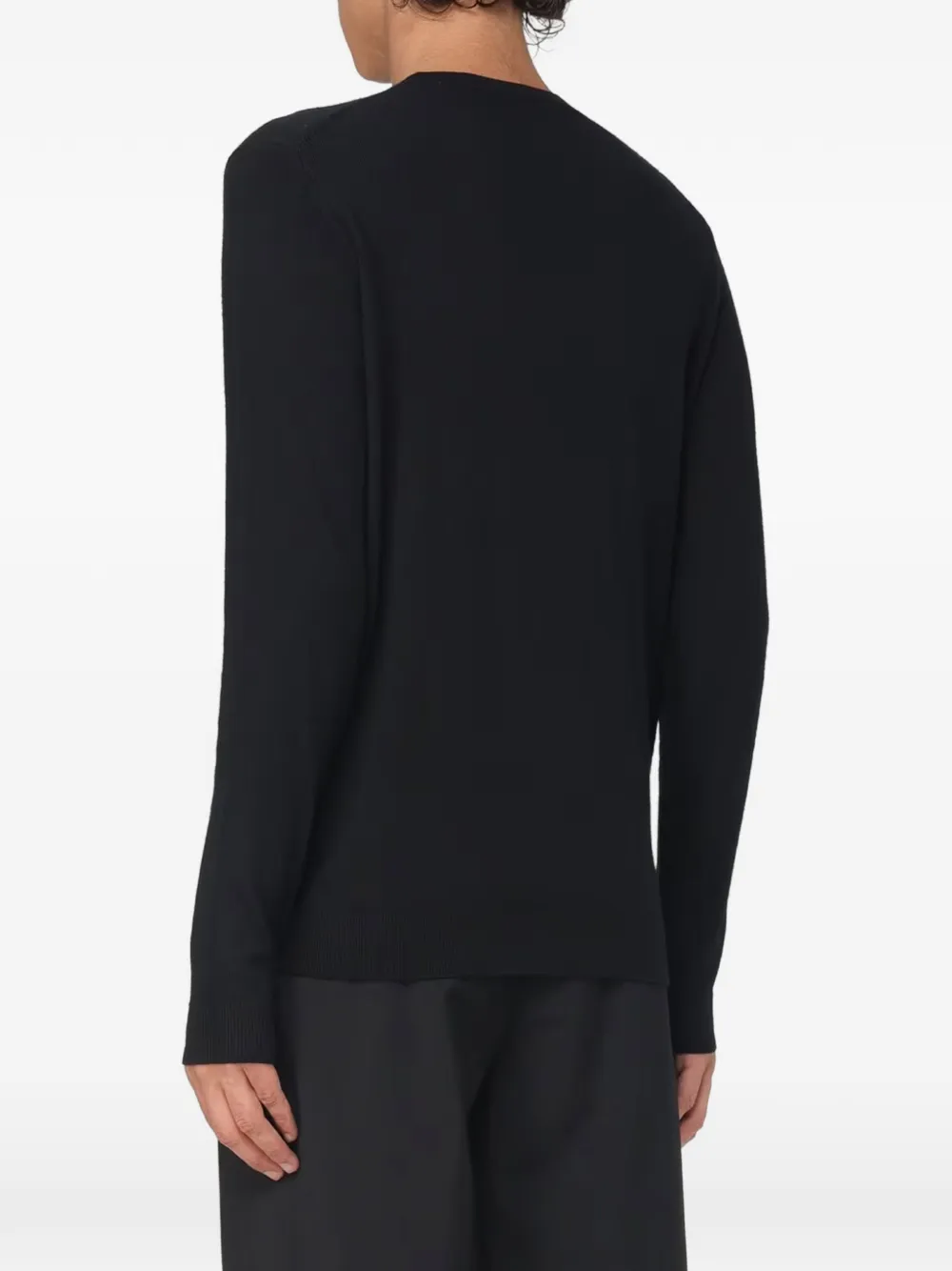 Karl Lagerfeld Trui met logopatch Zwart