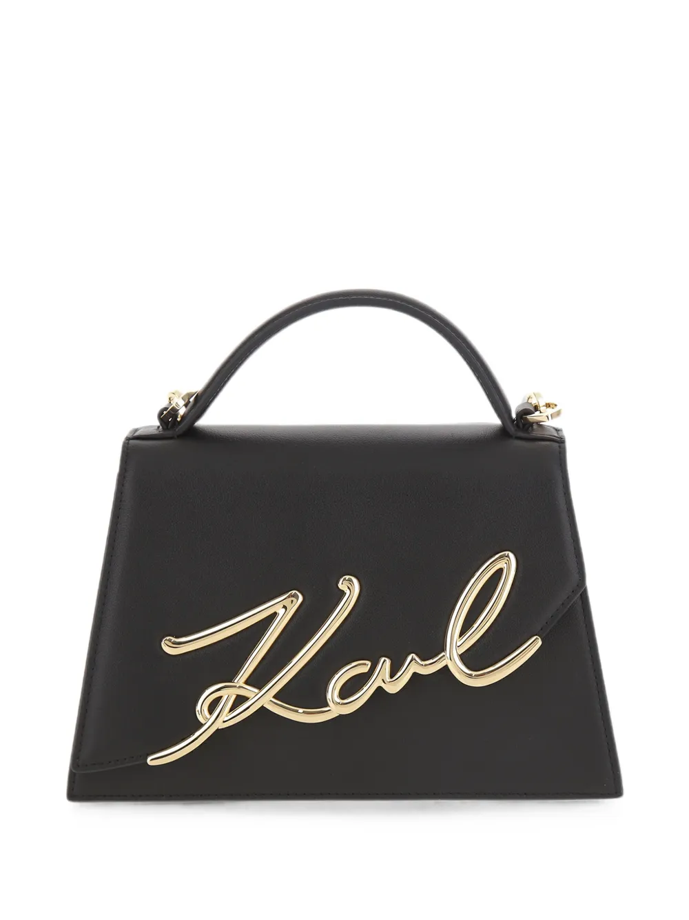 Karl Lagerfeld Borsa midi Karl Signature - Nero