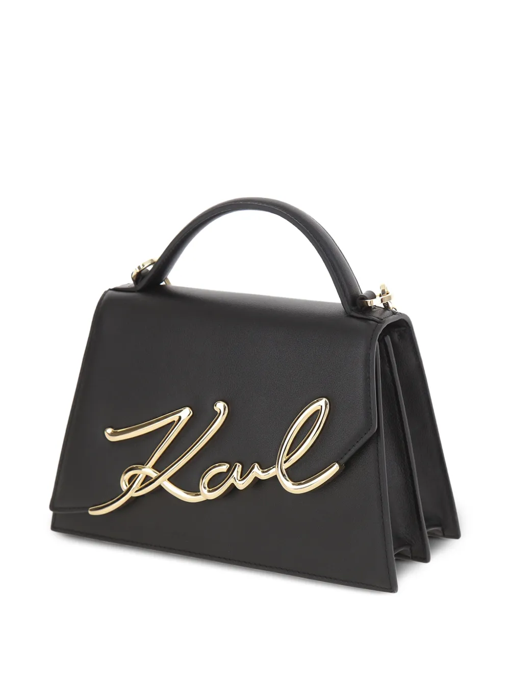 Karl Lagerfeld Karl Signature midi-crossbody Zwart