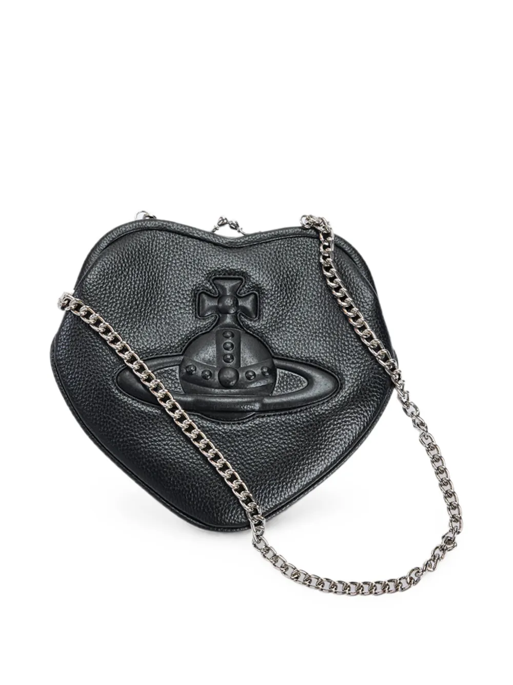 Vivienne Westwood Belle Heart Orb mini-tas Zwart