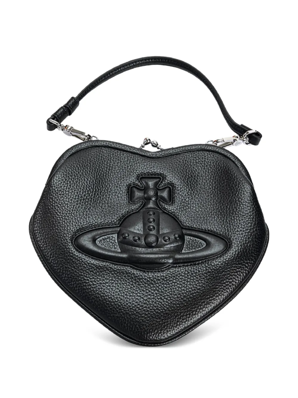 Vivienne Westwood Borsa mini Belle Heart Orb - Nero