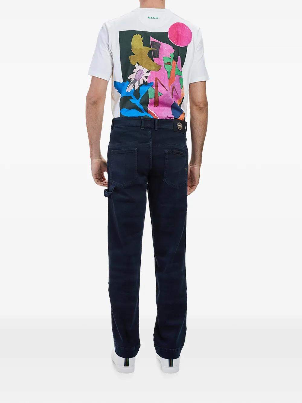 Versace Jeans Couture Piece Number regular-fit jeans met V-embleem Blauw