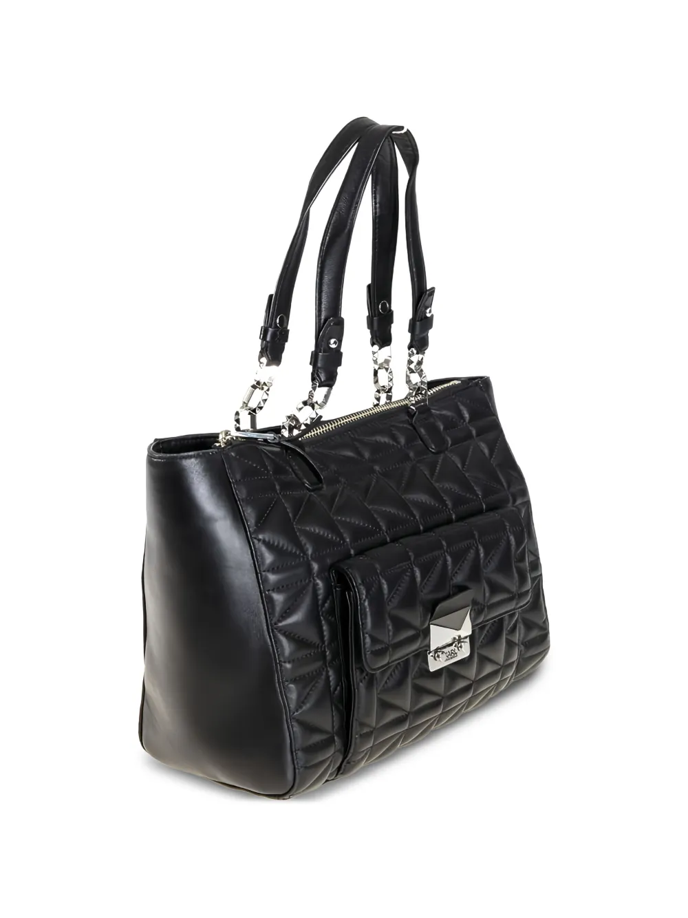 Karl Lagerfeld Leren shopper Zwart