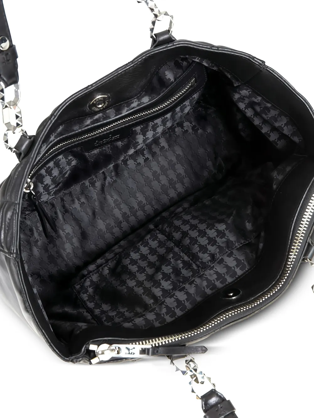 Karl Lagerfeld Leren shopper Zwart