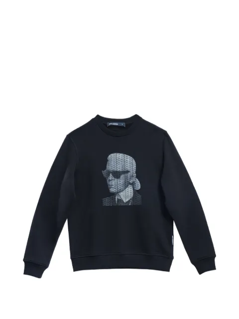 Karl Lagerfeld pull Karl Face à logo imprimé