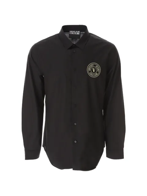Versace Jeans Couture camisa con logo bordado