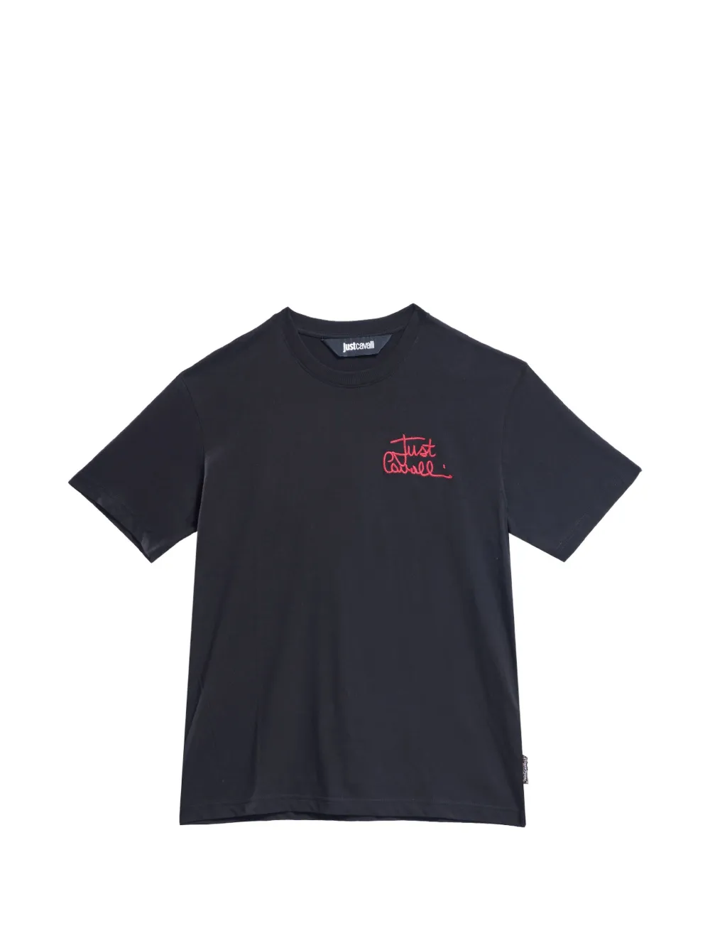Just Cavalli 로고 자수 티셔츠 | 블랙 | Image 1