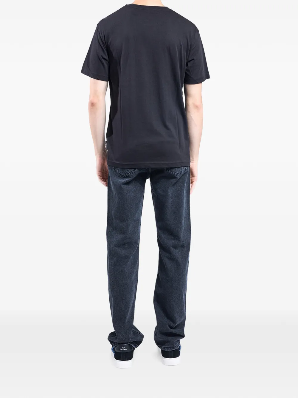 Just Cavalli T-shirt met geborduurd logo Zwart