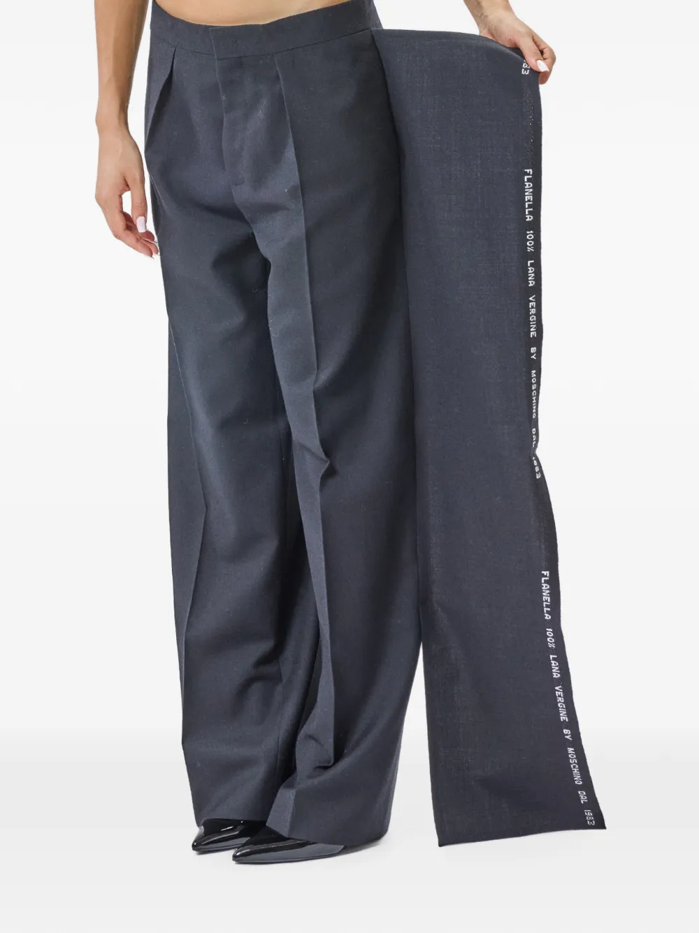 Moschino Cimosa plooibroek Zwart