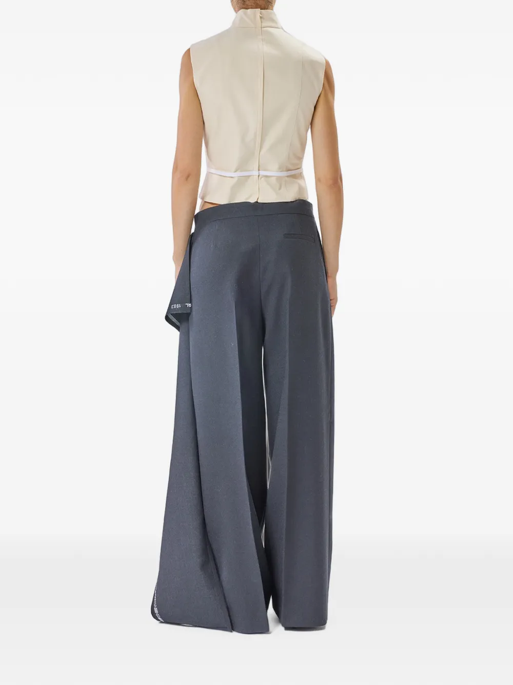 Moschino Cimosa plooibroek Zwart