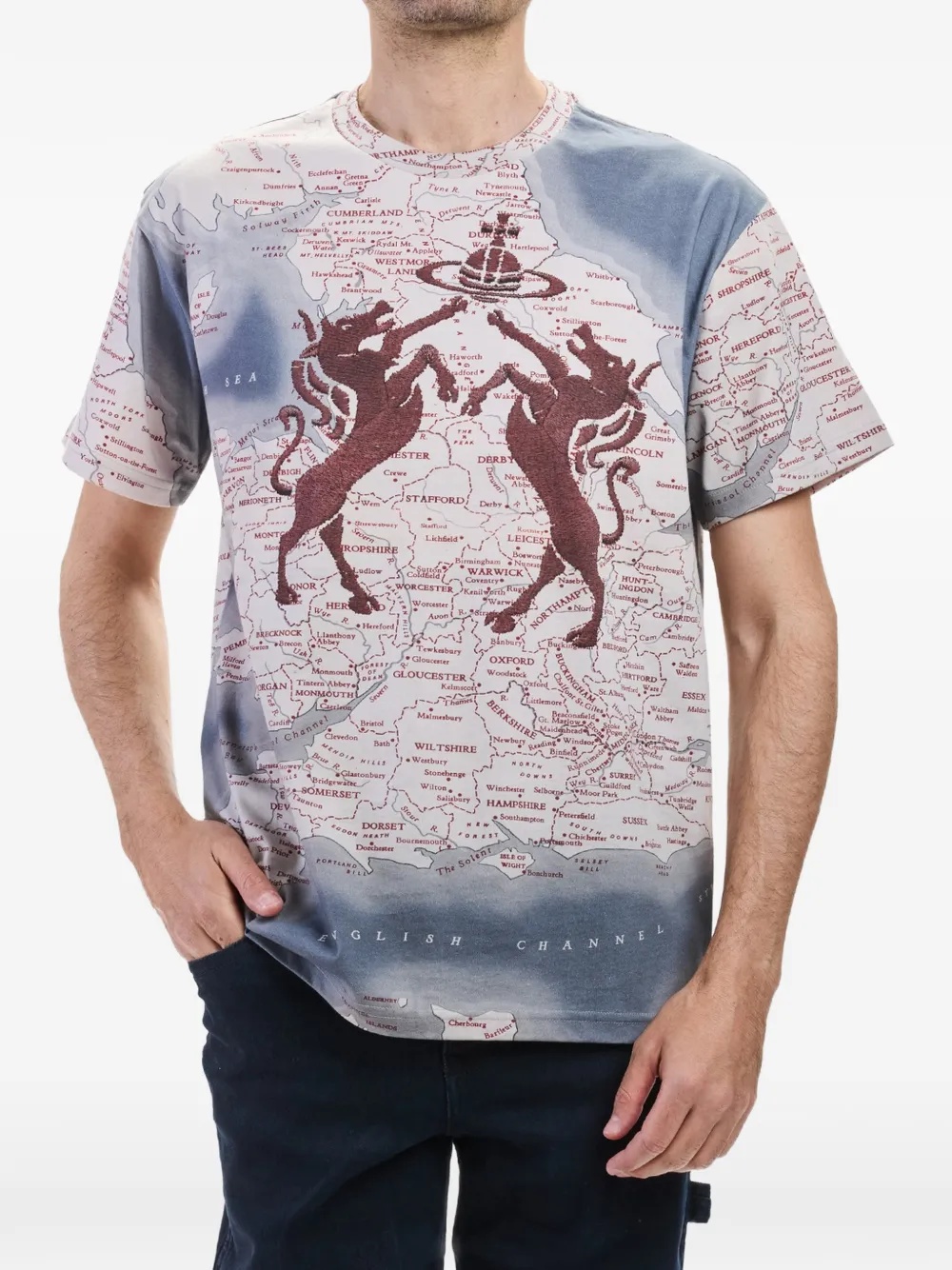 Vivienne Westwood t-shirt Horses à imprimé graphique - Tons neutres