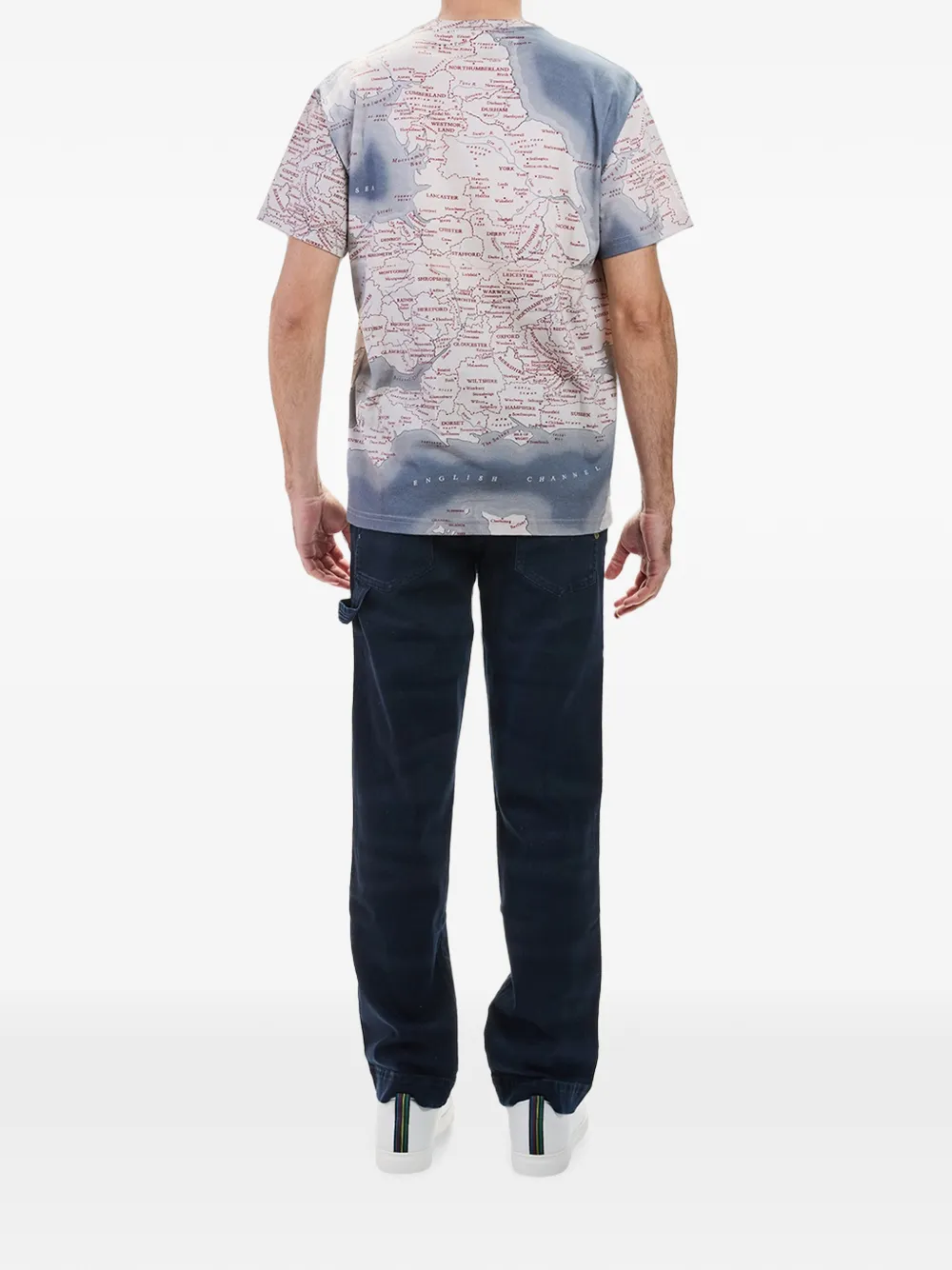 Vivienne Westwood Horses T-shirt met kaartprint Beige