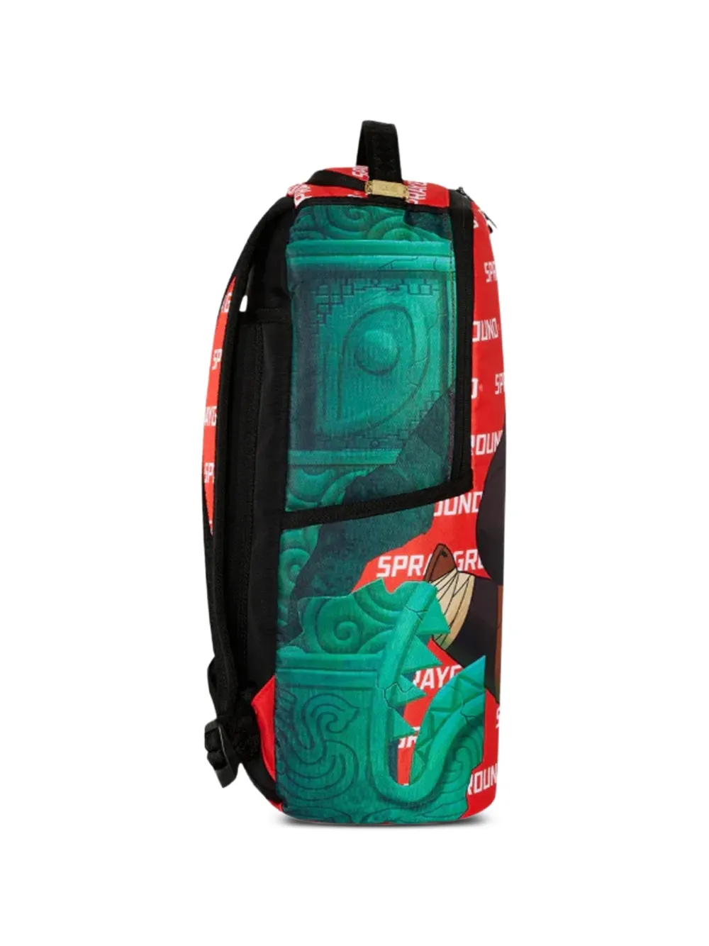 Sprayground Kung Fu Panda Po rugzak Rood