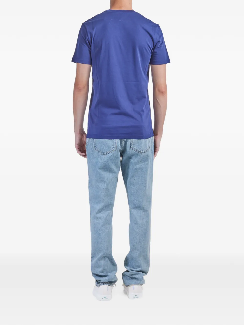 Moschino Couture Milano T-shirt met logoprint Blauw