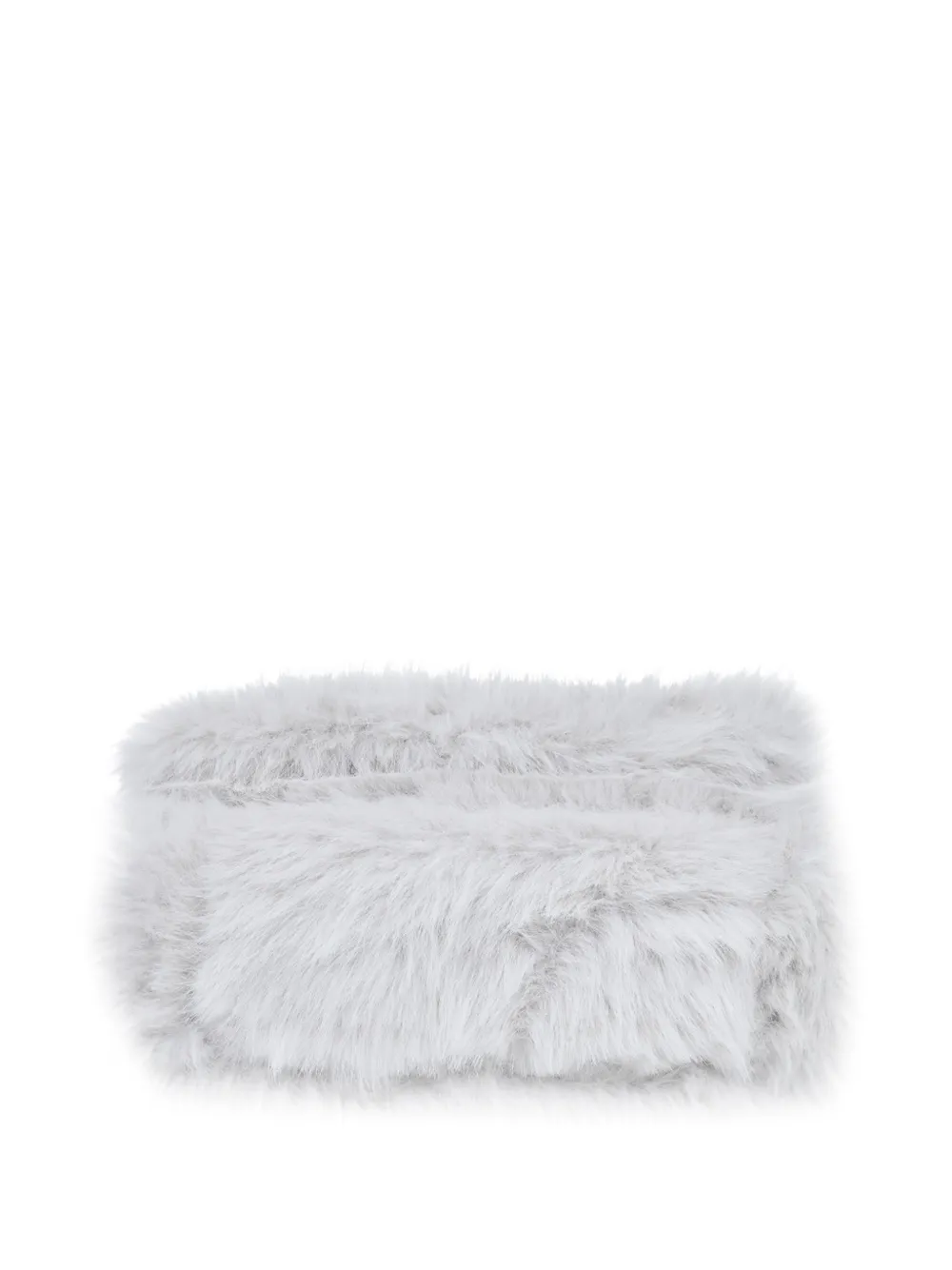 Moschino Handtas met geborduurd logo en textuur Wit