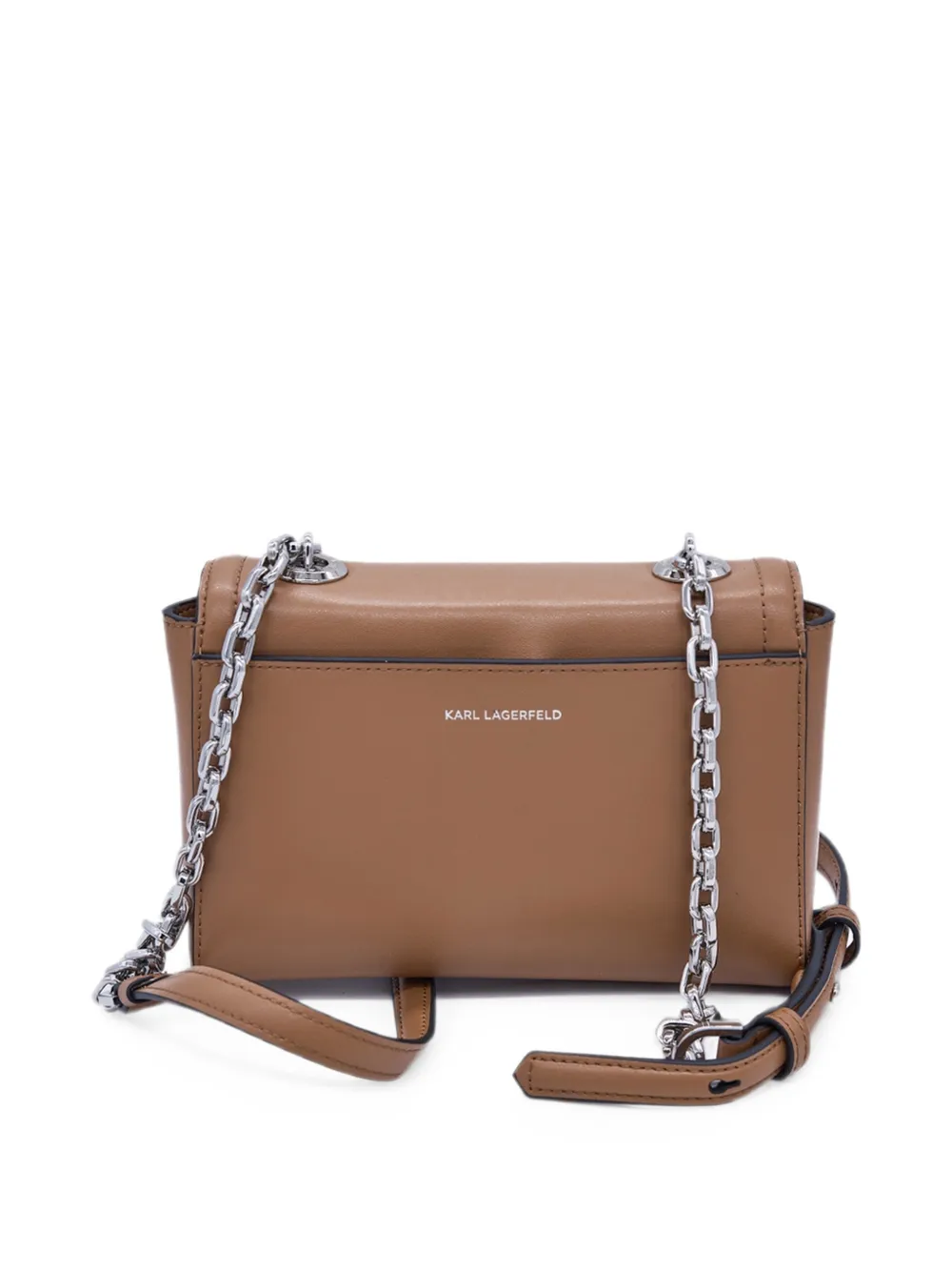 Karl Lagerfeld K Autograph kleine leren crossbodytas Bruin