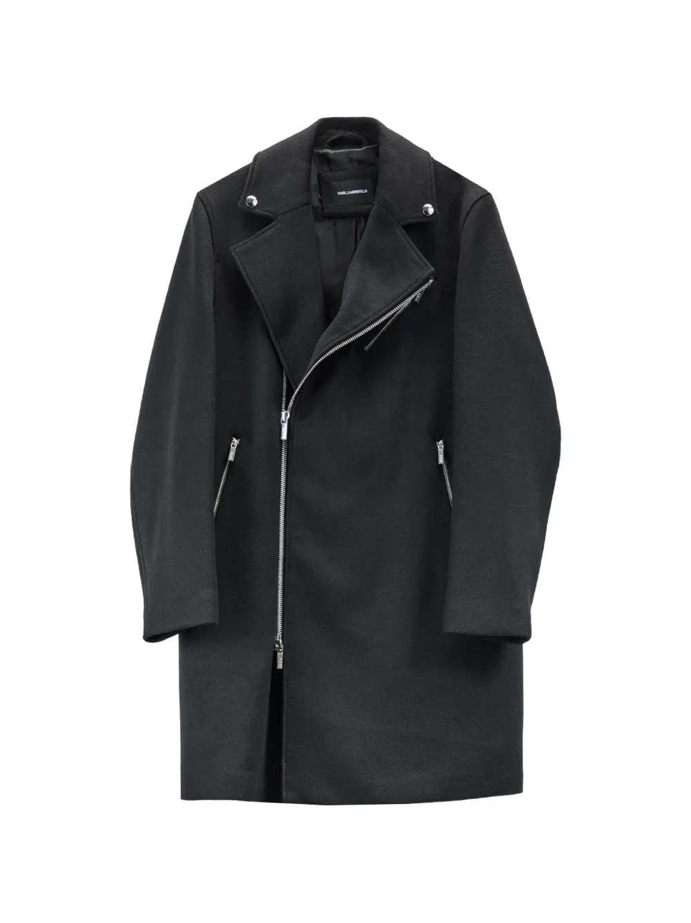 Karl Lagerfeld zip-up coat