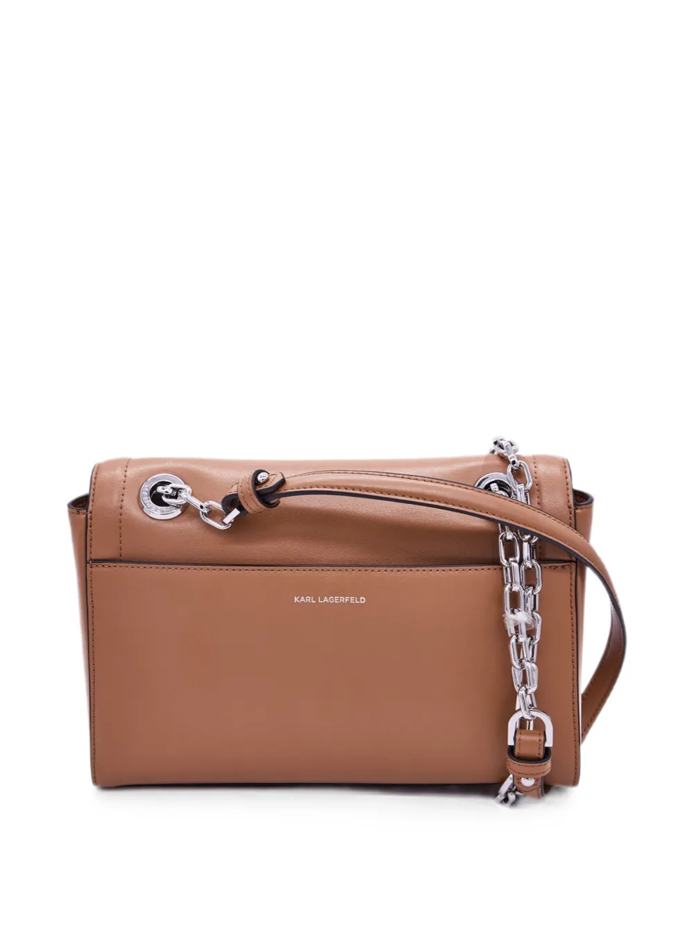 Karl Lagerfeld K Autograph crossbodytas met kettingband Bruin