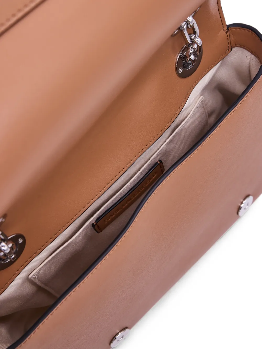 Karl Lagerfeld K Autograph crossbodytas met kettingband Bruin