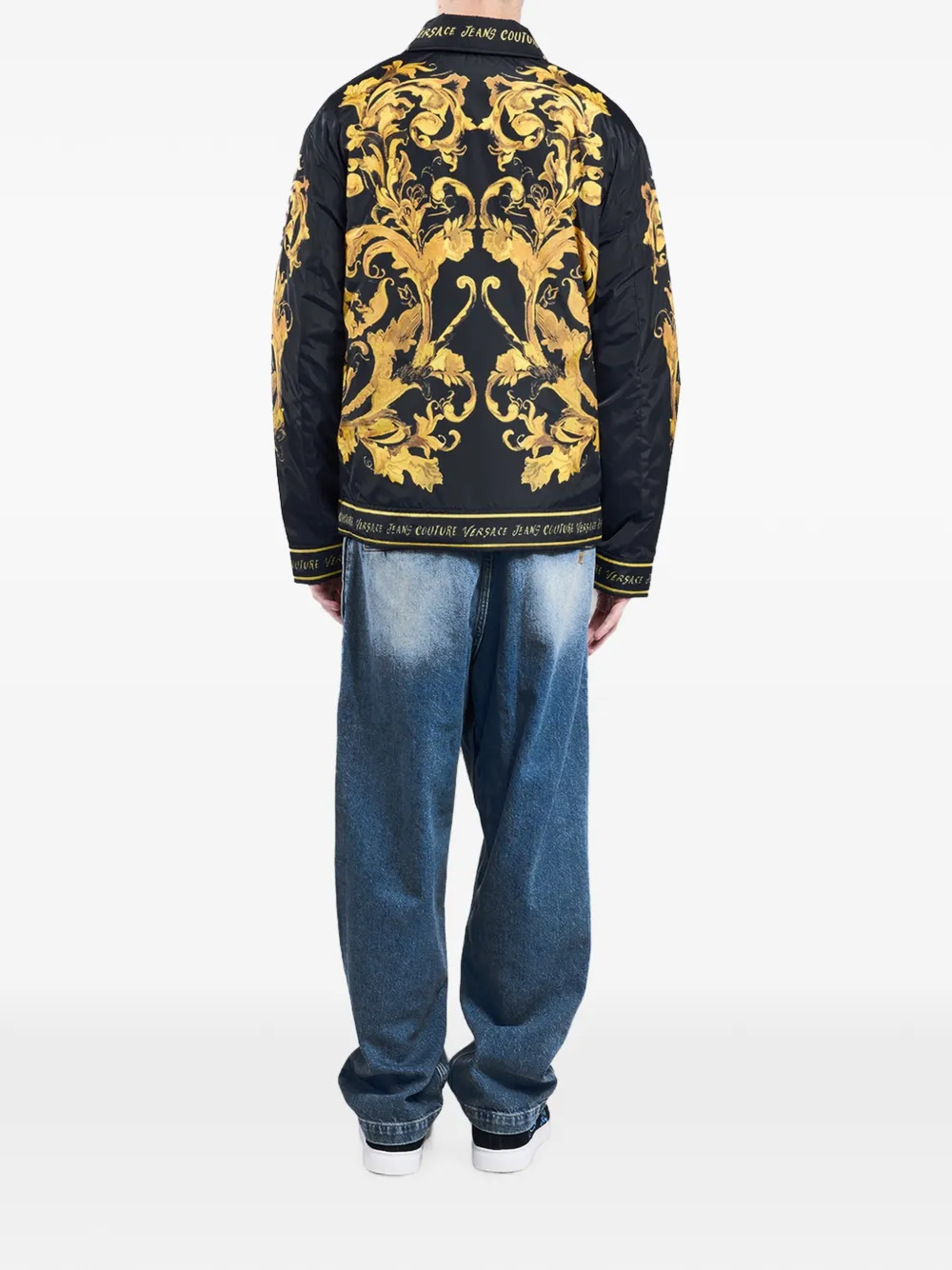 Versace Jeans Couture Jack met print Zwart