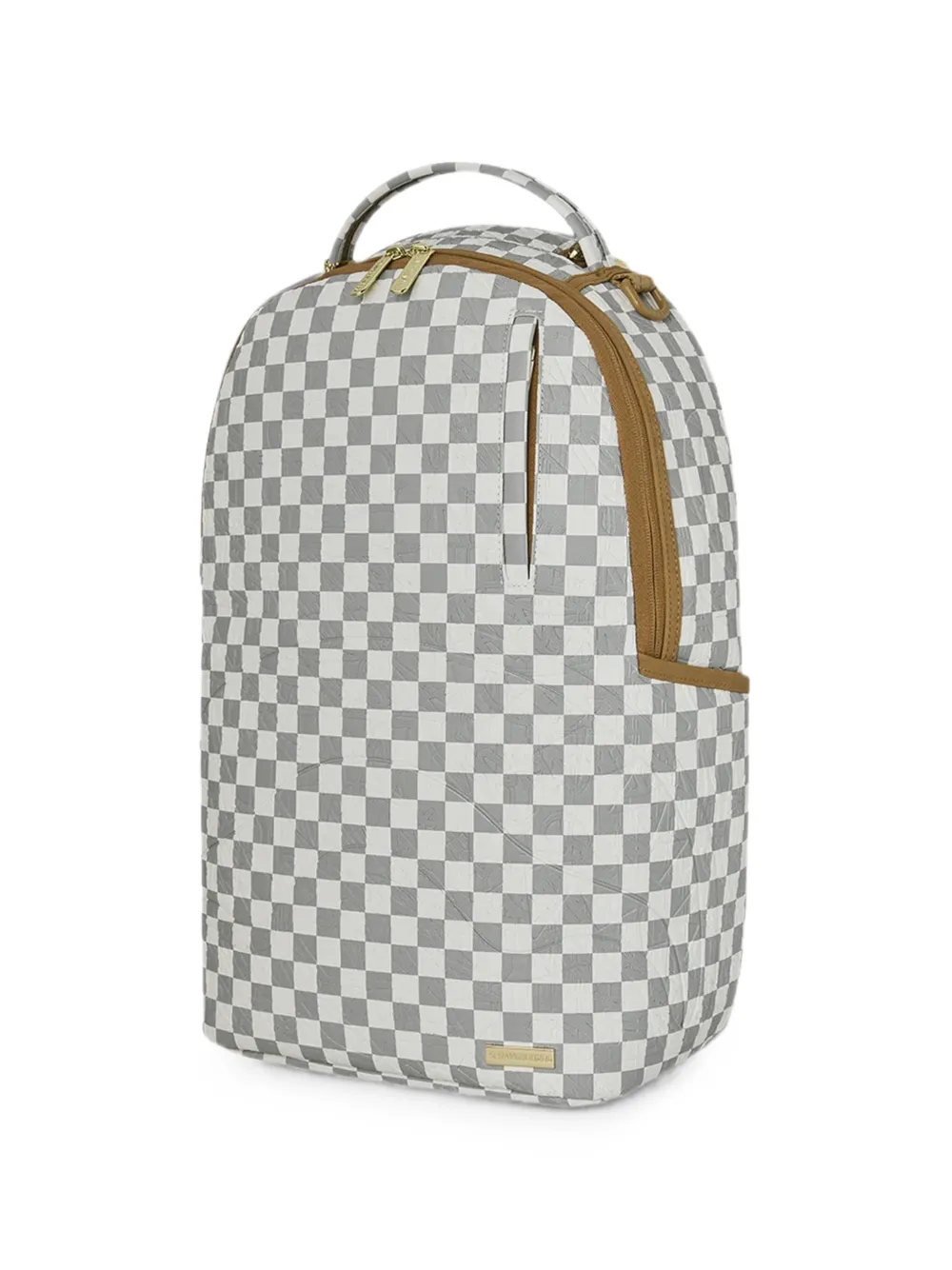 Sprayground Graff geruite rugzak met reliëf Wit