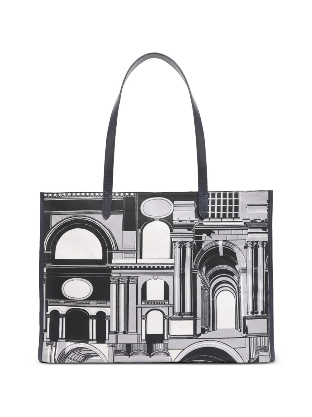 Inoui Editions Borsa tote con stampa - Bianco